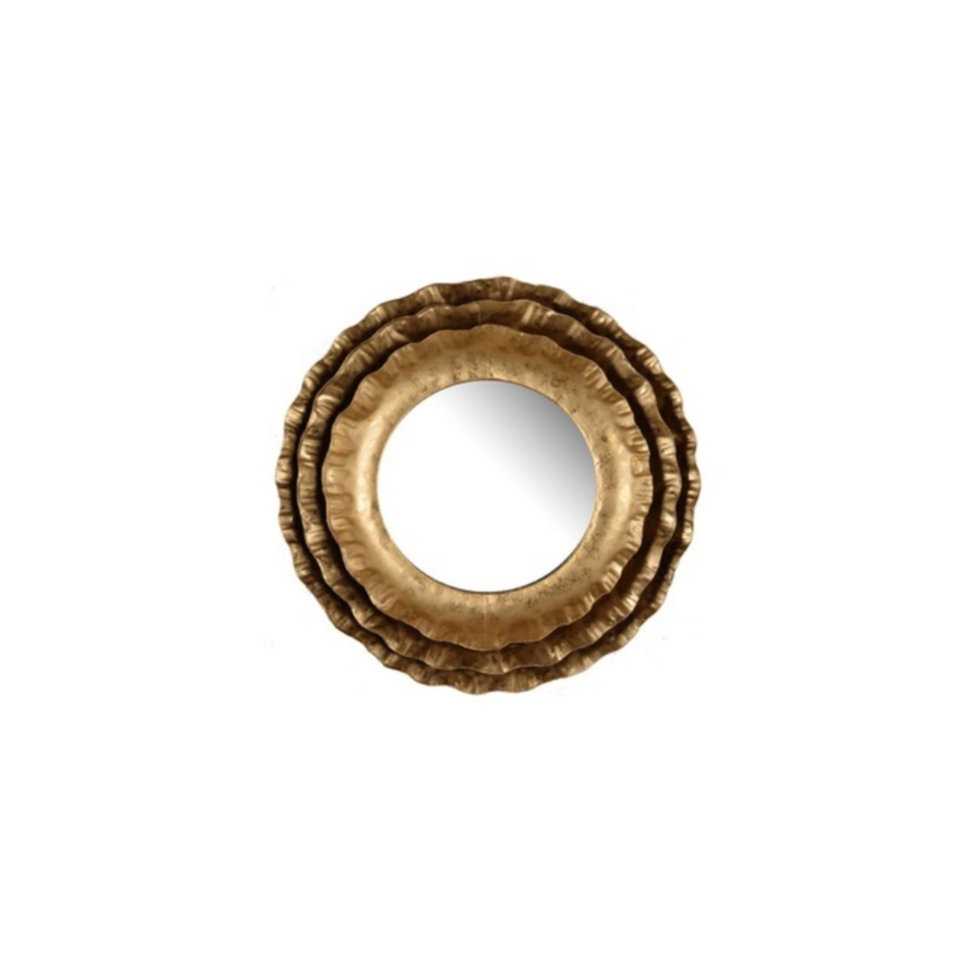 Ashlyn Gold Round Mirror 41cm image 0